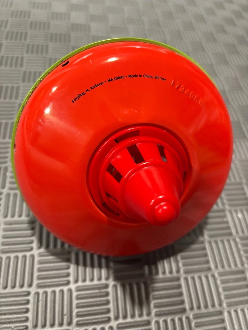 Schylling tin Push-Down Spinning Top 5